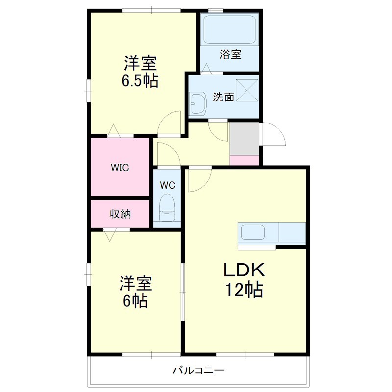 LUXE FORT 302号室 間取り