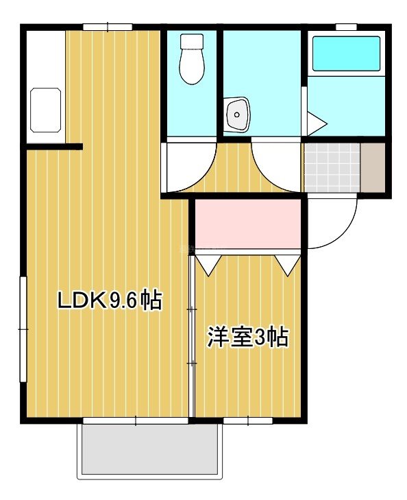 センティエロ上浅田 202号室 間取り