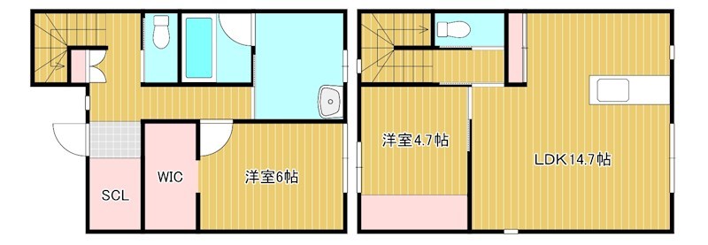 Chasse Court（シャッセ コート） B号室 間取り