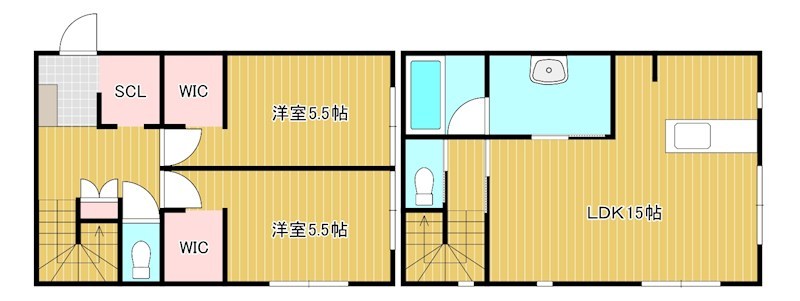 Chasse Court（シャッセ コート） C号室 間取り