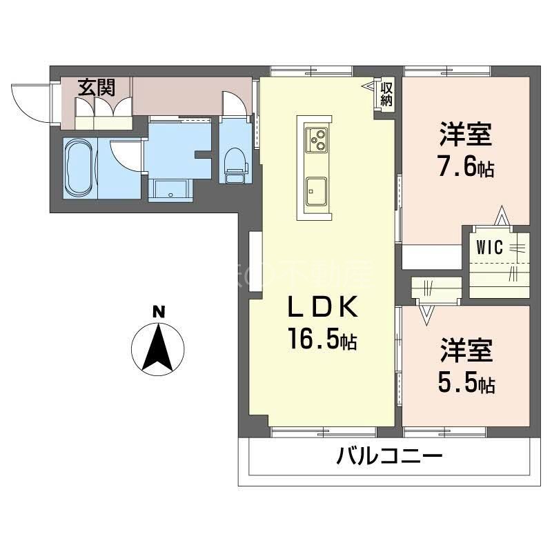 Ｂｏｎ　Ｆｉｌｏｎｅ 203号室 間取り