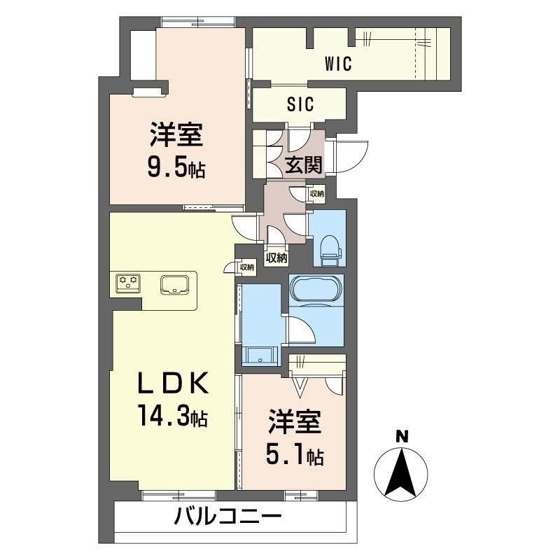 Bon Filone 301号室 間取り