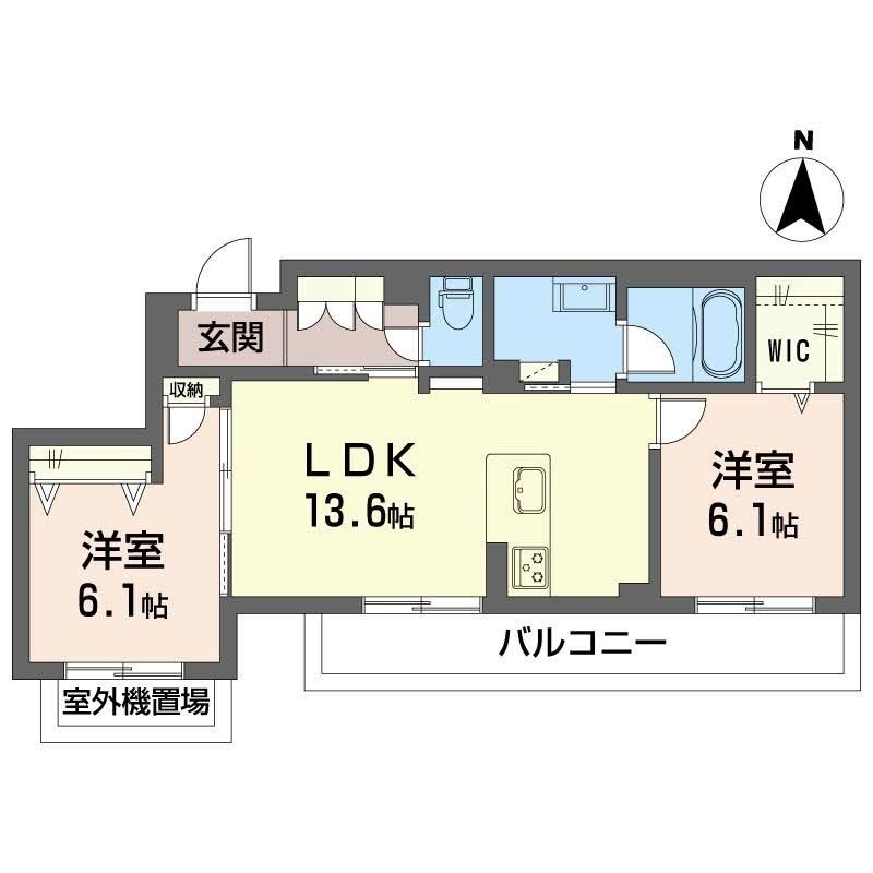 Bon Filone 302号室 間取り