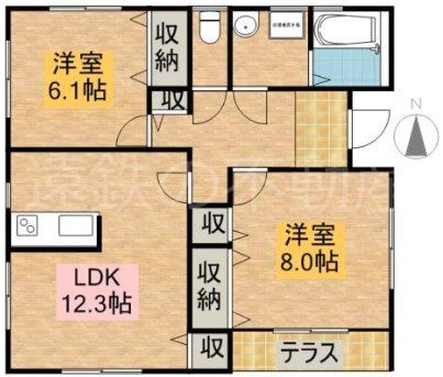 ソレアード西都 間取り