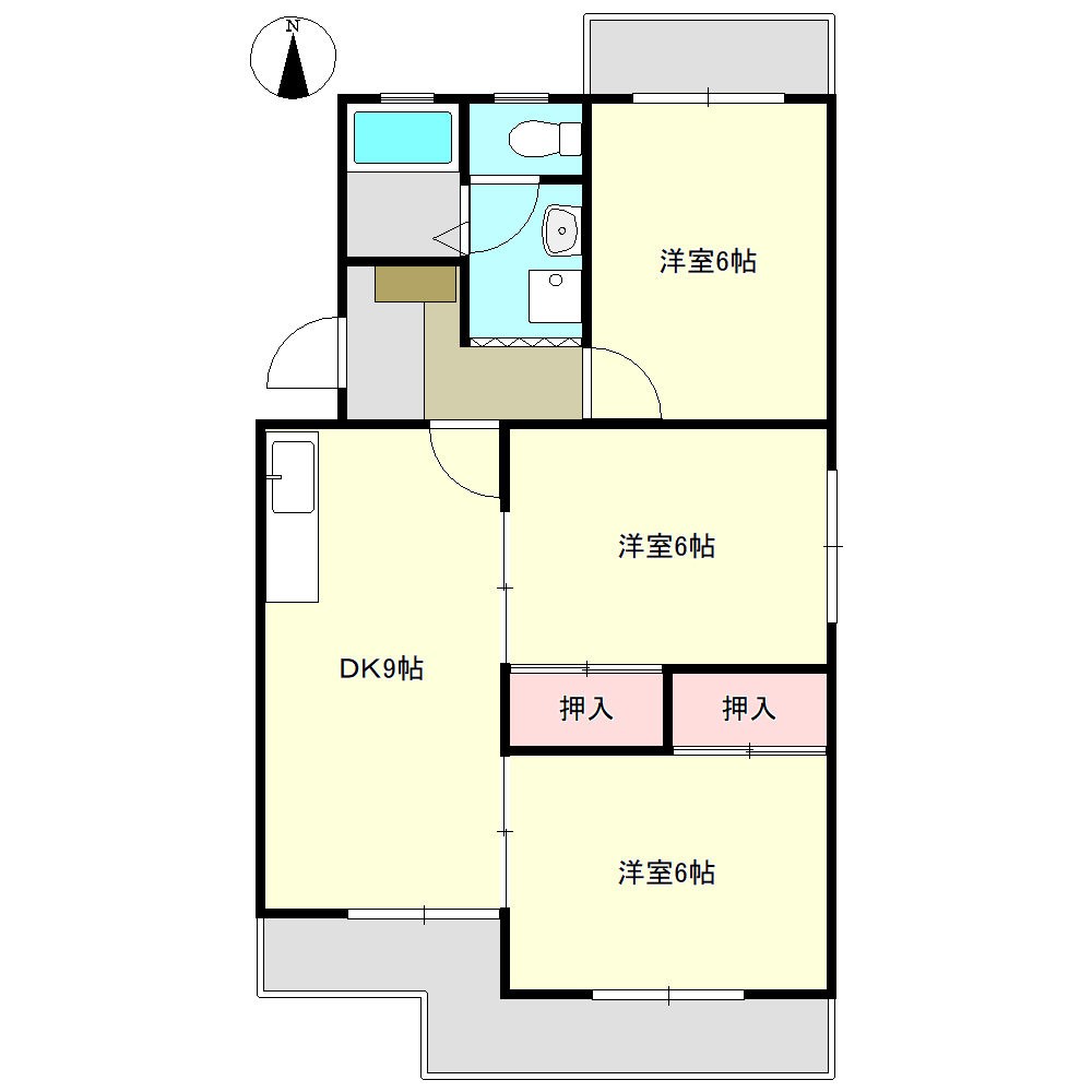 Sent Francis(セントフランシス) 201号室 間取り
