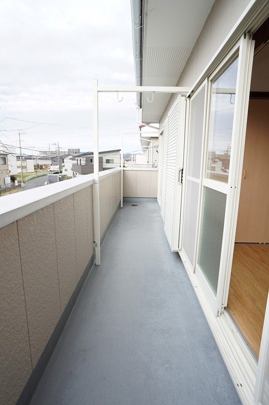 レジデンスコスギB ベランダ