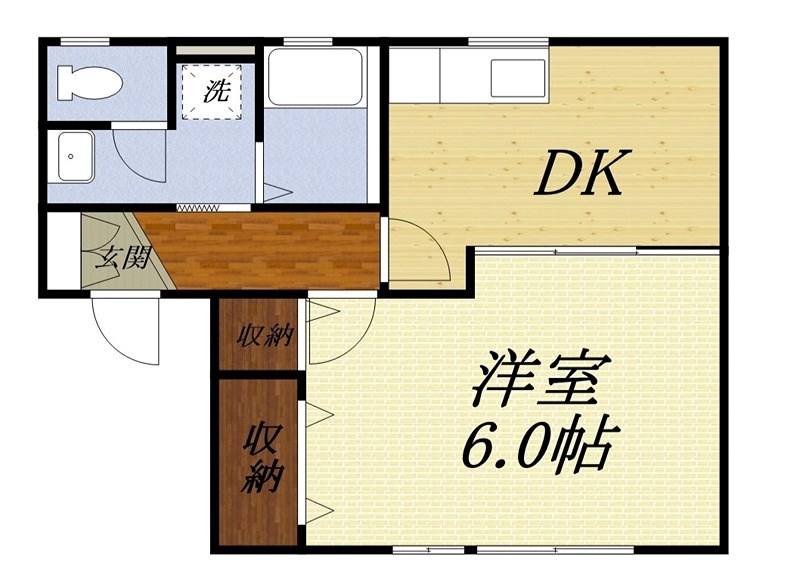 ライラックB 102号室 間取り