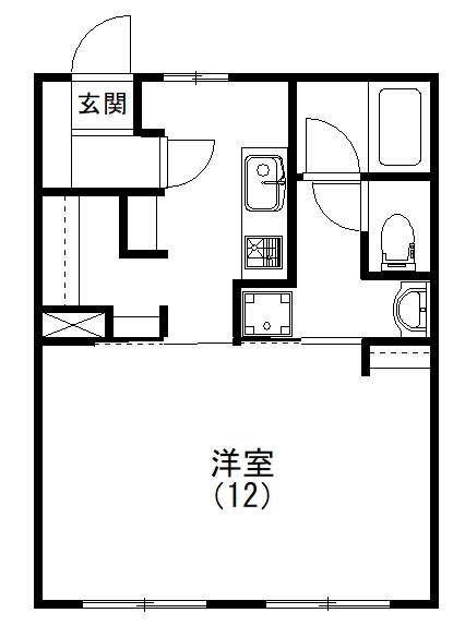 ジュネスFujiⅡ 302号室 間取り