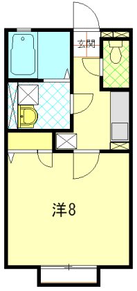 Orange　House 101号室 間取り