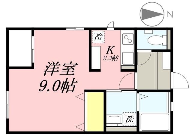 ゆずハイム 101号室 間取り