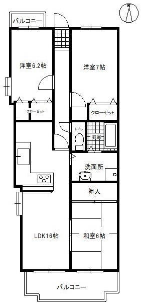 サーラシティ本郷弐番館 501号室 間取り