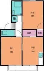 ビラ・セゾンA A203号室 間取り