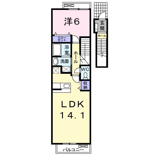 ブロード・センA 203号室 間取り