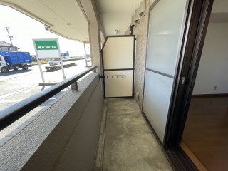 野中第6マンション ベランダ