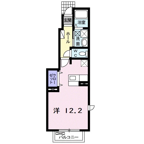 キャッスル・Ｕ 101号室 間取り