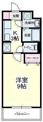 アネックス高丘Ⅴ 302号室 間取り