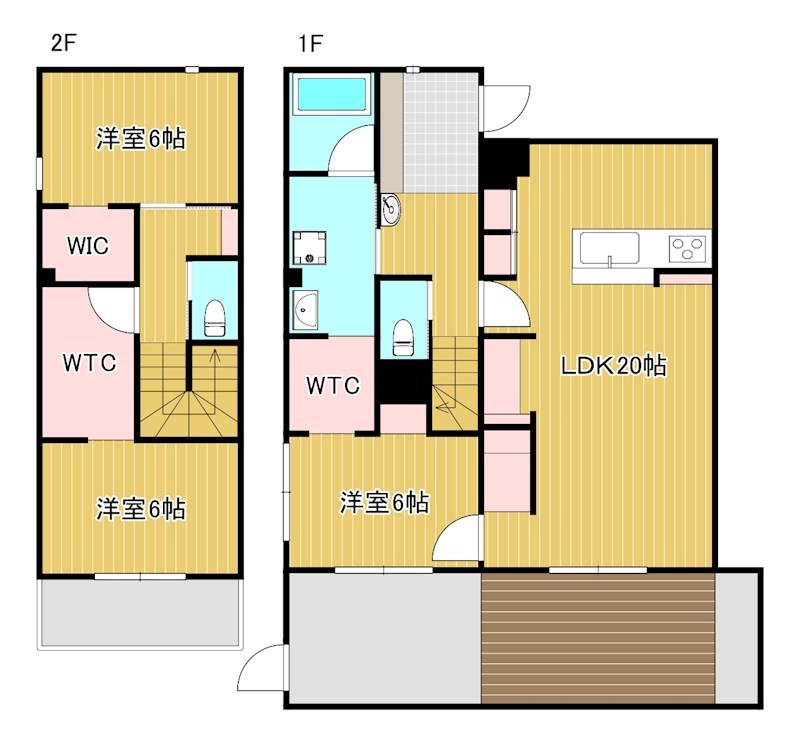 THE tOWL 101号室 間取り
