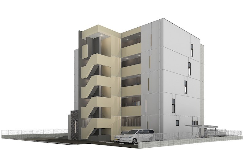 （仮称）和田町賃貸マンション新築 その他外観2