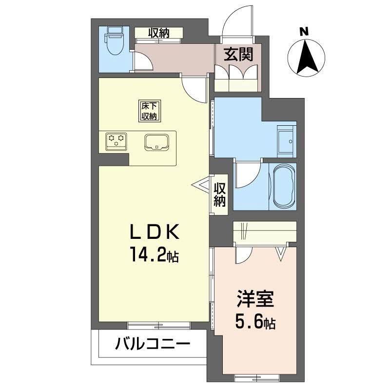 イルストーン古川 101号室 間取り