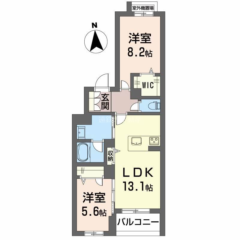 イルストーン古川 302号室 間取り