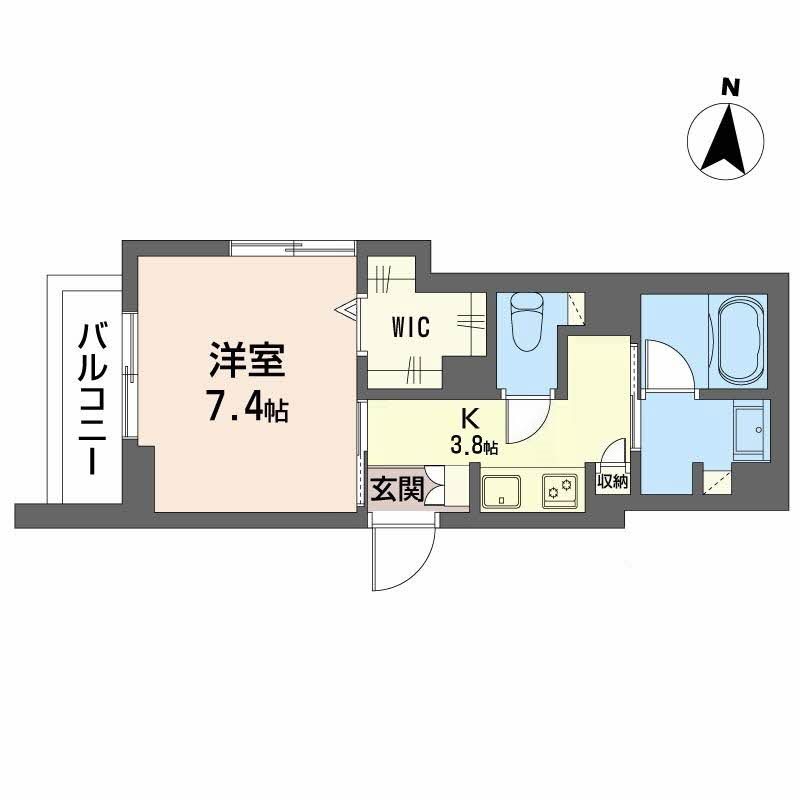 グリシーヌ砂山 303号室 間取り