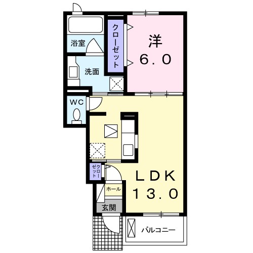 メゾン・ド・ミニョンⅡ 103号室 間取り