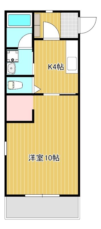 THE tOWL（ザ・トール） 401号室 間取り