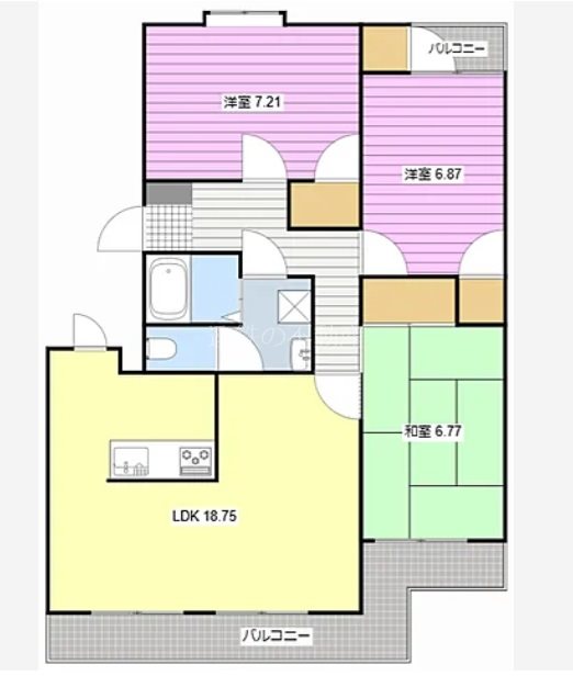 アムラートハウスA 201号室 間取り