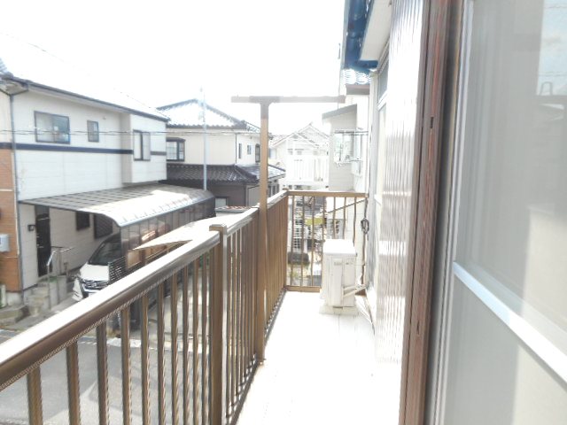 山本ハイツ ベランダ