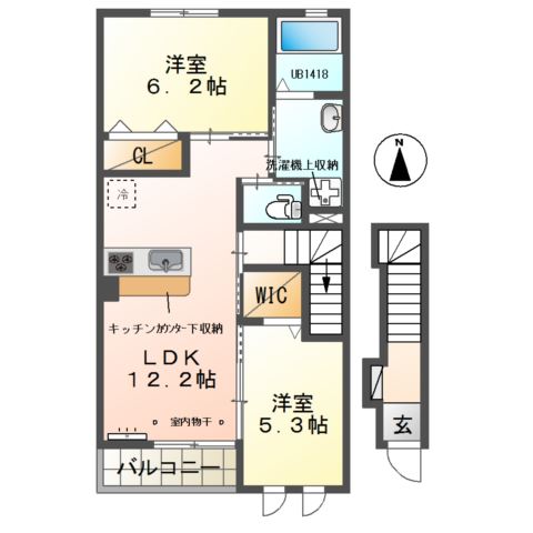 シーダー初生 間取り