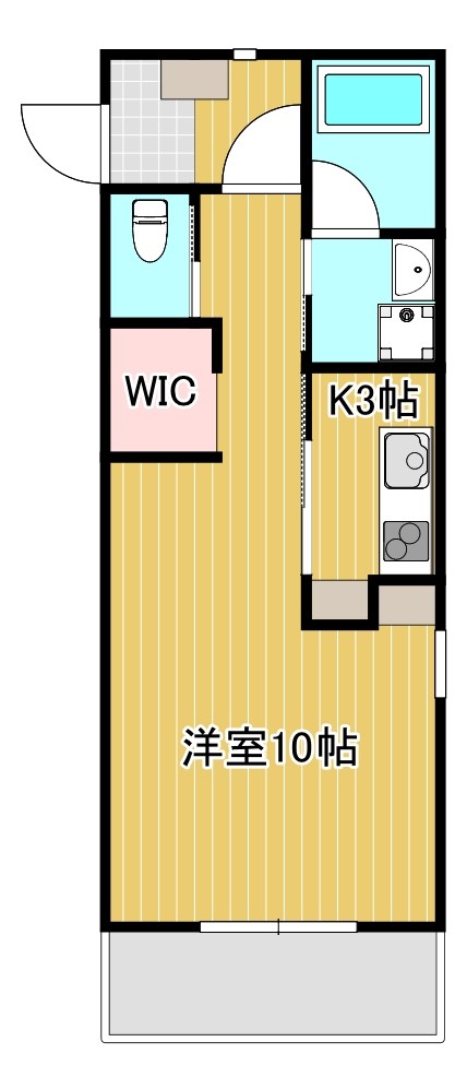 THE tOWL（ザ・トール） 505号室 間取り