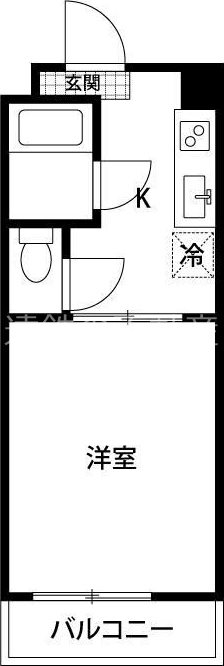 ボンセジュールナガイ 203号室 間取り