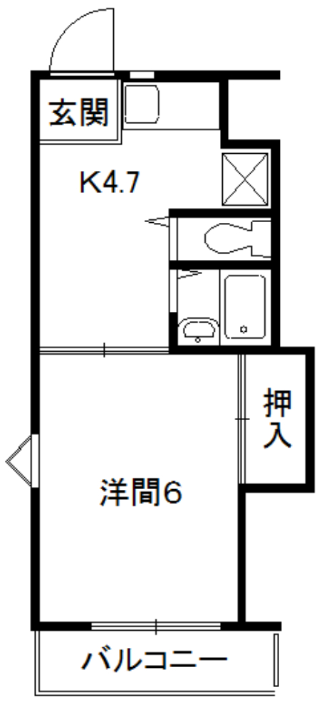 サンリバーハイツ 間取り図