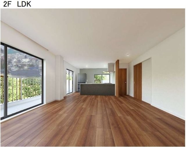 野口町399-1貸家（仮） リビング