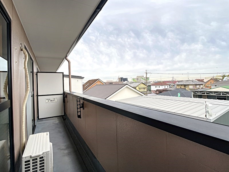 マンション白樺Ⅱ ベランダ