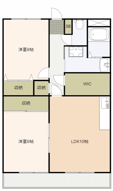アーバンささがせ 303号室 間取り