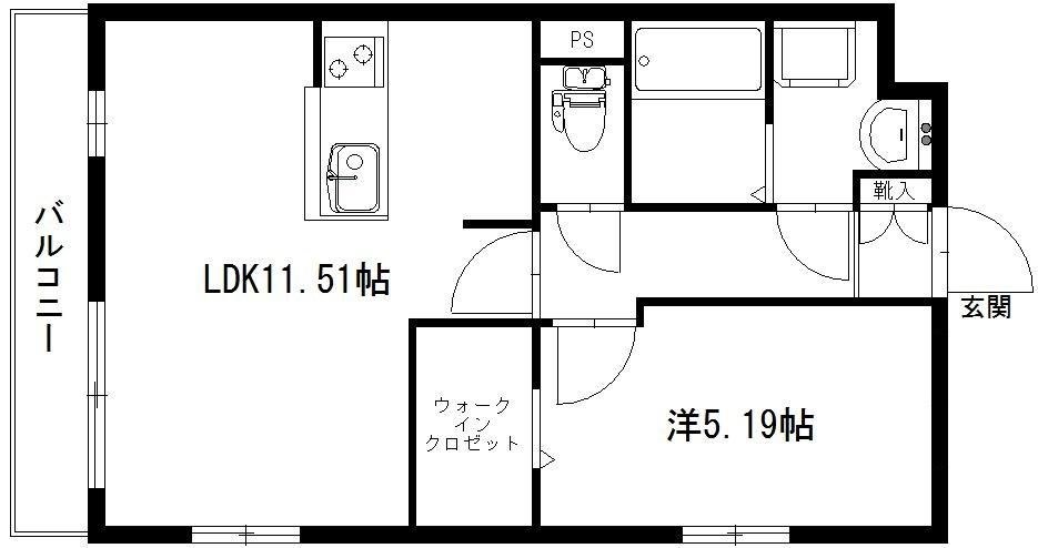 ARIA（アリア） 101号室 間取り