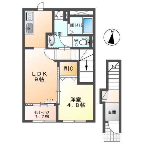 マ・グランⅩ（テン） 間取り図