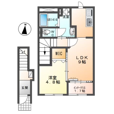 マ・グランⅩ（テン） 間取り図