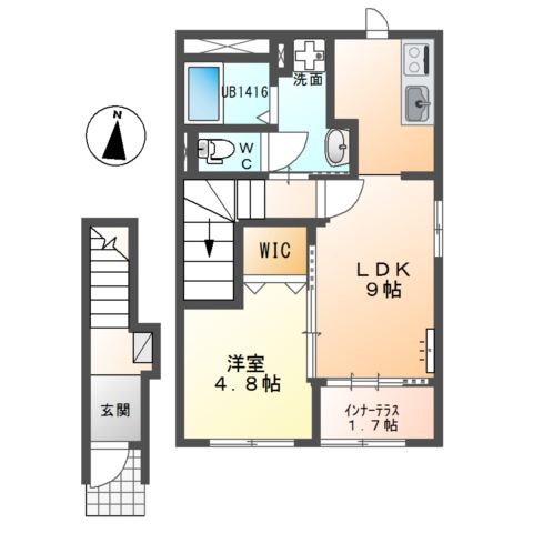 マ・グランⅩ（テン） 間取り図