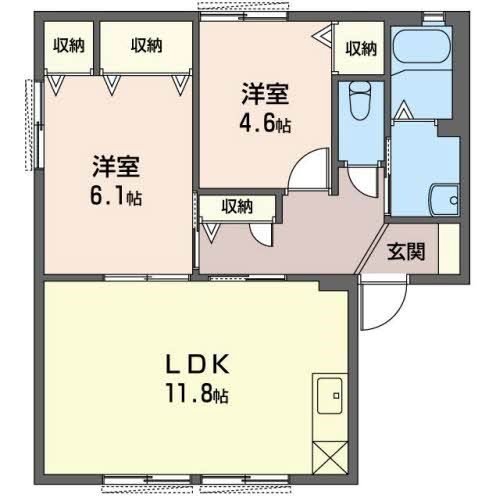 アーリーバードB 間取り図