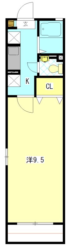 ハイム豊住 間取り図
