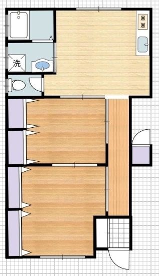 西島ハイツ 間取り図