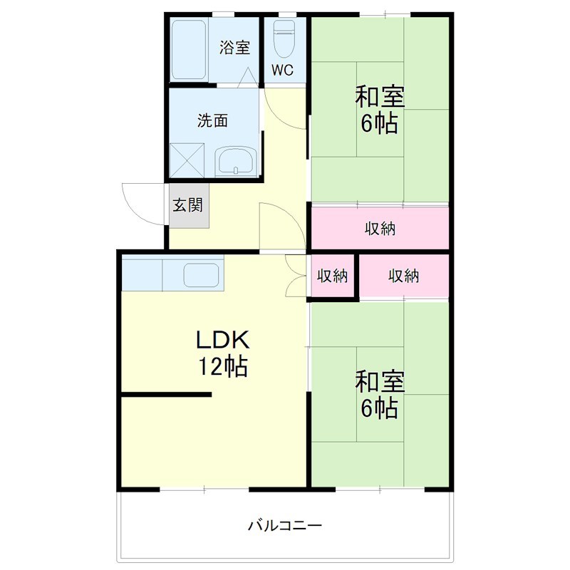 ガーデンハイツ浜松南 間取り図