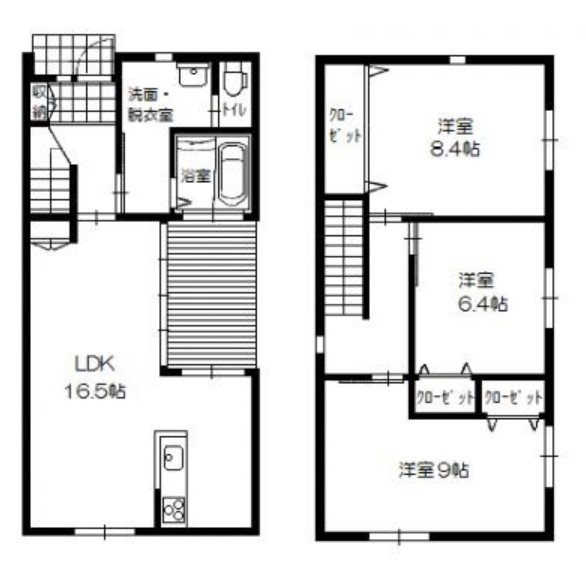 ブリエN 間取り図