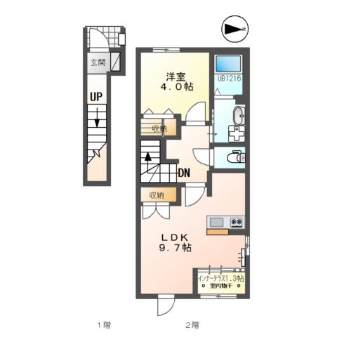 シェルル・スターテラス和合（仮） 間取り図