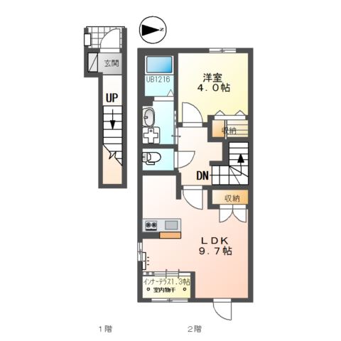 シェルル・スターテラス和合（仮） 間取り図