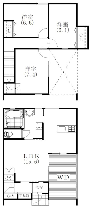 ソラノア 間取り図