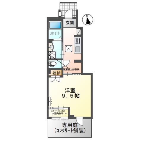 シェルル・スターテラス若林町（仮） 間取り図