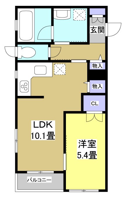 Siesta Daikumachi 間取り図